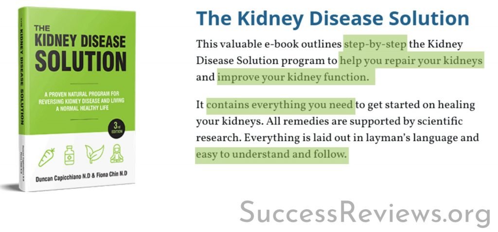 The Kidney Disease Solution The product