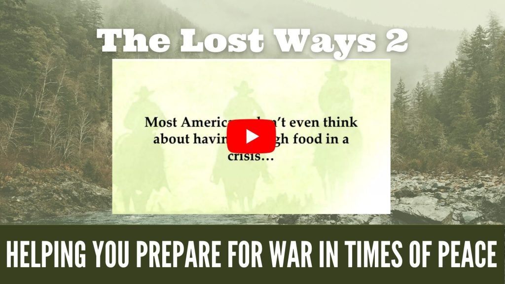 The Lost Ways 2 helping you prepare for war in times of peace