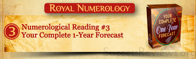 Royal Numerology 1 year forecast