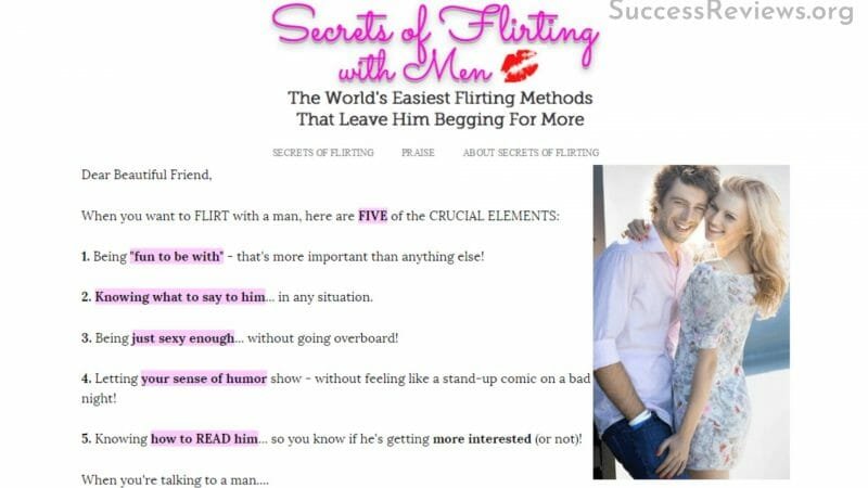 Secrets of Flirting With Men The elements