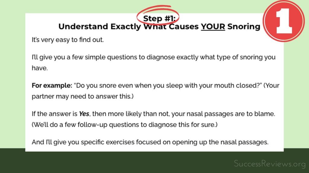 Stop Snoring Exercise Program Step 1