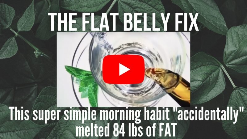 The Flat Belly Fix This super simple morning habit accidentally melted 84 lbs of FAT