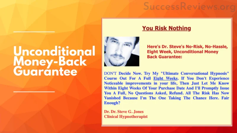 Ultimate Conversational Hypnosis Money Back