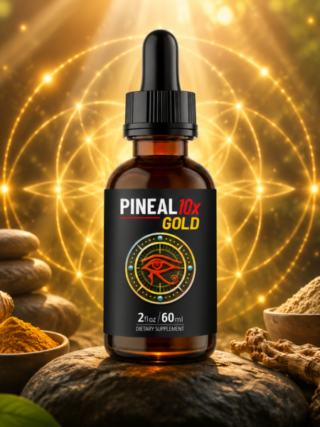 Pineal 10x liquid dropper pineal gland supplement with plant-based ingredients for mental clarity and third eye activation