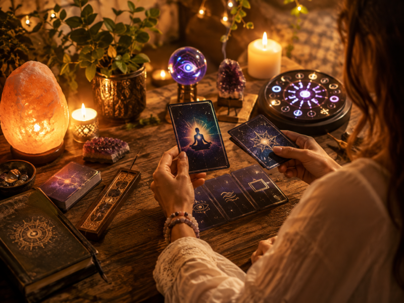 Gamified psychic development tools online including ESP card training and remote viewing exercises
